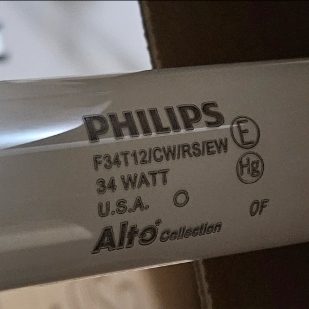 PHILIPS ALTO 34W 30 PK F34T12/CW/RS/EW 48" FLUORESCENT TUBE LIGHT BULBS LAMP USA